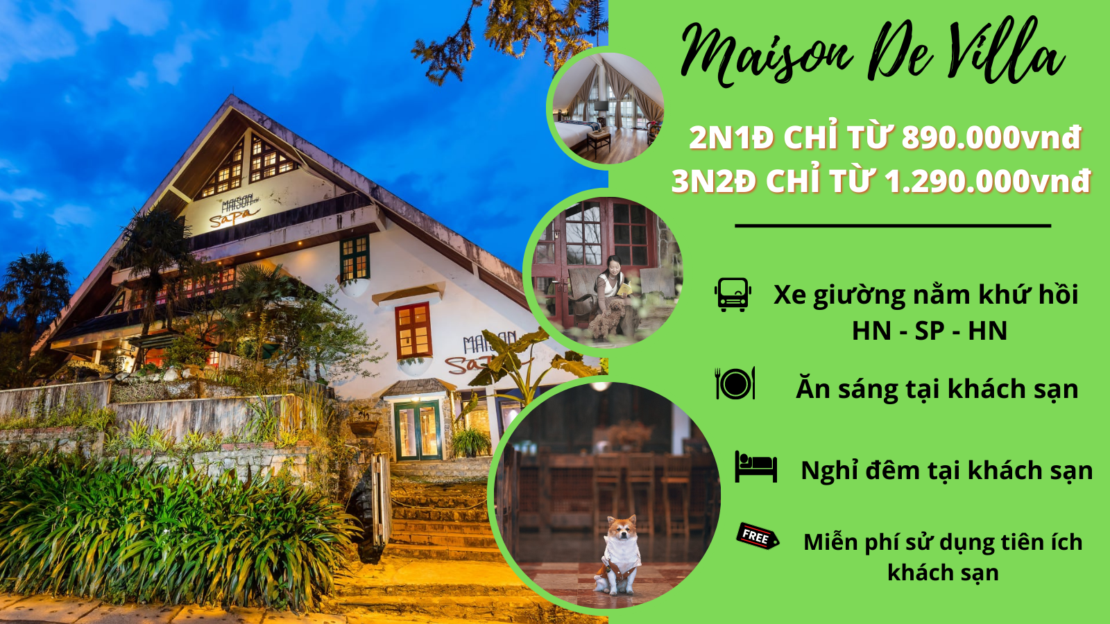 Combo Sapa: Maison De Sapa Villa